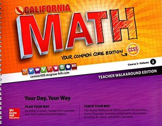 Download CA Math CCSS Teacher Walkaround Edition Course 3, Volume 2 - McGraw-Hill Companies, Inc. | PDF