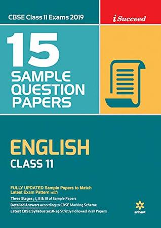 Read 15 Sample Question Papers English Class 11th CBSE - Arihant Experts file in ePub