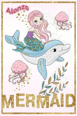 Full Download Alonzo Mermaid: Wide Ruled Composition Book Diary Lined Journal -  | PDF