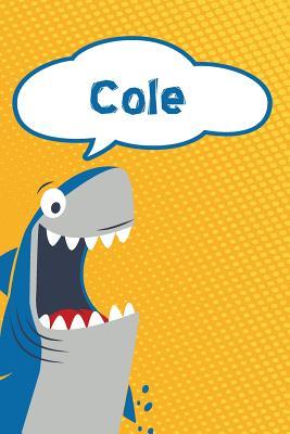Download Cole: Personalized Shark Isometric Dot Paper Notebook for Kids 120 Pages 6x9 -  file in PDF