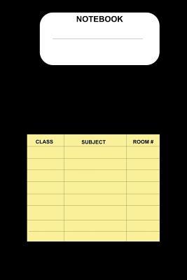 Download Notebook: With Fill in Class Schedule Reminder on Front Cover -  file in PDF