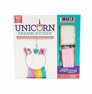 Read Online Unicorn DreamCatcher Book Plus Kit - Includes Hoops, Felt, Yarn, Floss, Beads, Needle, Fiberfill and 32-Page Project Book - Leisure Arts Inc. | PDF