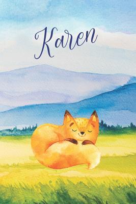 Download Karen: Personalized Name and Fox in the Forest and Mountains on Cover, Lined Paper Note Book For Girls or Boys To Draw, Sketch & Crayon or Color (Kids Teens and Adult Journal Books) - Janice H. McKlansky Publishing file in PDF