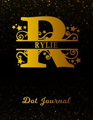 Download Rylie Dot Journal: Letter R Personalized First Name Personal Dotted Bullet Grid Writing Notebook Black Gold Glittery Space Effect Cover Daily Diaries for Journalists & Writers for Note Taking & Drawing -  file in ePub