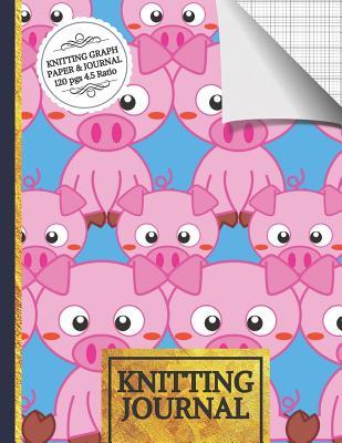 Full Download Knitting Journal: Cute Pink Pigs Knitting Journal, Half Lined Paper, Half Graph Paper (4:5 Ratio) Pig Gifts for Women - Woolly Publishers | ePub