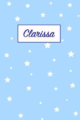Full Download Clarissa: First Name Personalized Notebook. College Ruled Journal. Pastel Pink Writing Diary with Stars Pattern for Girls and Women - Namester Publishing | PDF