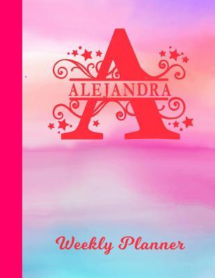 Read Alejandra Weekly Planner: 2 Year Personalized Letter A Appointment Book - January 2019 - December 2020 - Glossy Pink & Blue Watercolor Cover Writing Notebook & Diary - Datebook Calendar Schedule - Plan Days, Set Goals & Get Stuff Done -  file in ePub