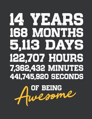 Full Download Notebook: 14th Birthday 14 Years Old Being Awesome Anniversary Journal & Doodle Diary; 120 College Ruled Pages for Writing and Drawing - 8.5x11 in. - Birthday Design Publishing Co file in ePub